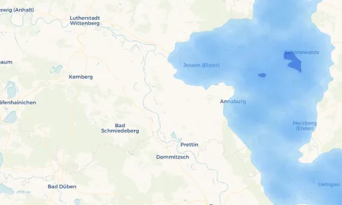 Regenradar Vorschaubild - Aktuelle Niederschläge in Düßnitz und Umgebung