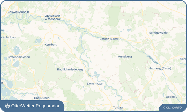 OtterWetter Regenradar-Widget Düßnitz