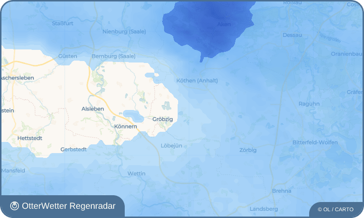 OtterWetter Regenradar-Widget Edderitz
