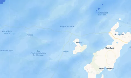 Regenradar Vorschaubild - Aktuelle Niederschläge in Edersleben und Umgebung