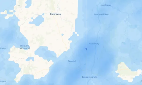 Regenradar Vorschaubild - Aktuelle Niederschläge in Eichstedt (Altmark) und Umgebung