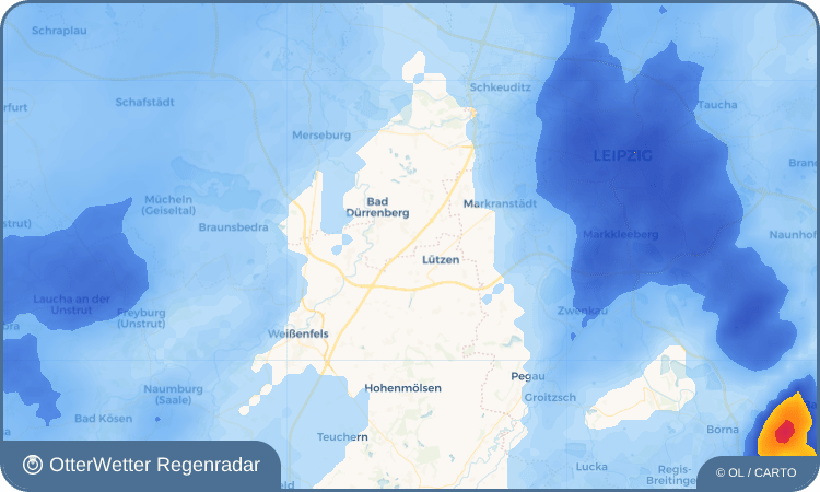 OtterWetter Regenradar-Widget Ellerbach
