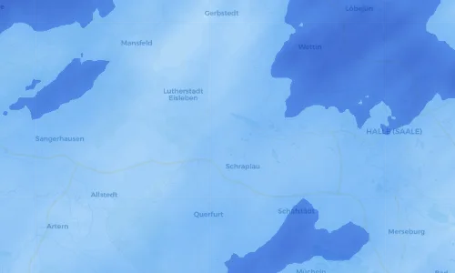 Regenradar Vorschaubild - Aktuelle Niederschläge in Erdeborn und Umgebung