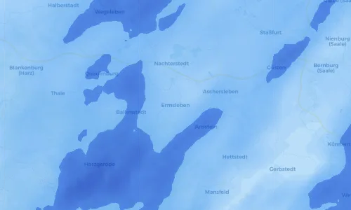 Regenradar Vorschaubild - Aktuelle Niederschläge in Ermsleben und Umgebung