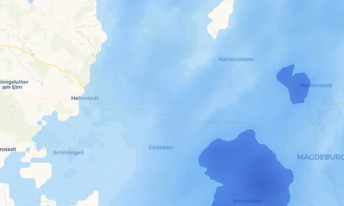 Regenradar Vorschaubild - Aktuelle Niederschläge in Erxleben und Umgebung