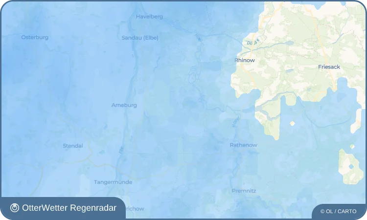 Wetter-Widget-Vorschau mit Vorhersagedaten für Ferchels