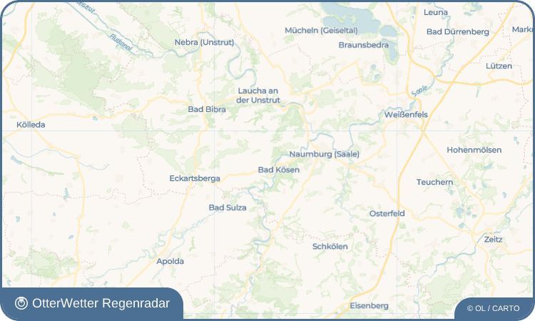 OtterWetter Regenradar-Widget Fränkenau