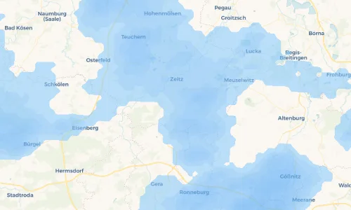 Regenradar Vorschaubild - Aktuelle Niederschläge in Frauenhain und Umgebung