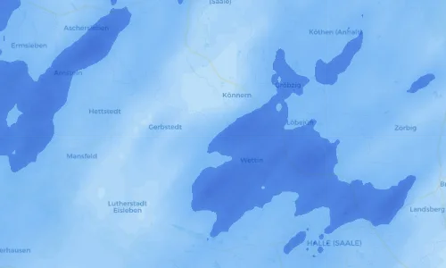 Regenradar Vorschaubild - Aktuelle Niederschläge in Friedeburg (Saale) und Umgebung