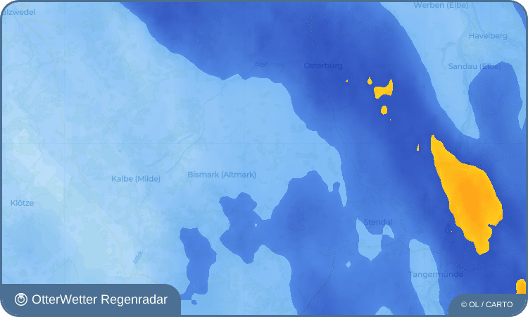 OtterWetter Regenradar-Widget Friedrichshof