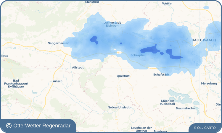 OtterWetter Regenradar-Widget Gatterstädt