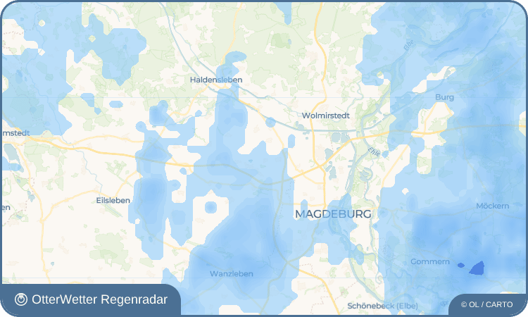 OtterWetter Regenradar-Widget Gersdorf