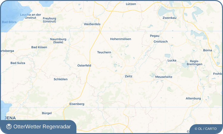 Wetter-Widget-Vorschau mit Vorhersagedaten für Gladitz