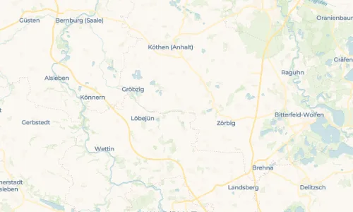 Regenradar Vorschaubild - Aktuelle Niederschläge in Glauzig und Umgebung