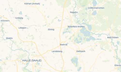 Regenradar-Vorschau: aktuelle Niederschläge in Glebitzsch und Umgebung