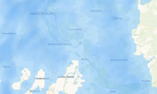 Regenradar Vorschaubild - Aktuelle Niederschläge in Glinde und Umgebung