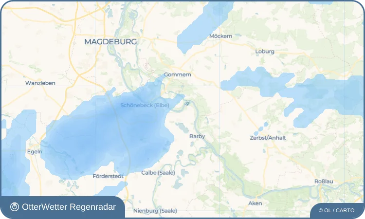 Wetter-Widget-Vorschau mit Vorhersagedaten für Glinde