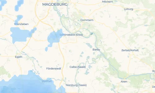 Regenradar Vorschaubild - Aktuelle Niederschläge in Gnadau und Umgebung