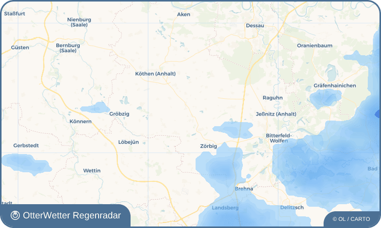 OtterWetter Regenradar-Widget Gnetsch