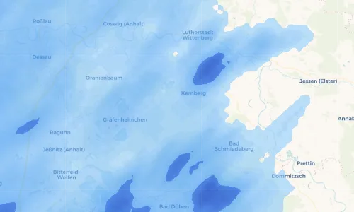 Regenradar Vorschaubild - Aktuelle Niederschläge in Gniest und Umgebung