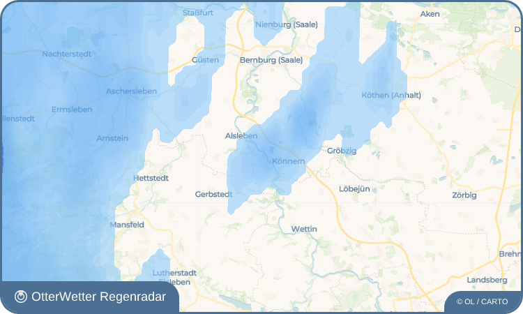 OtterWetter Regenradar-Widget Gnölbzig