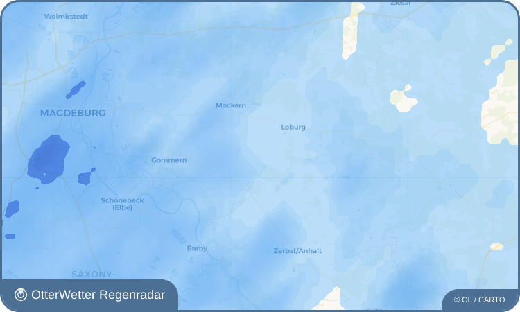 OtterWetter Regenradar-Widget Göbel