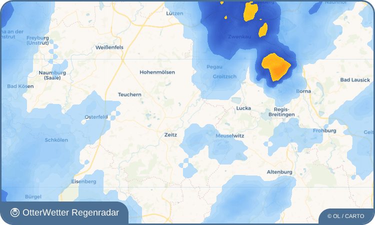 OtterWetter Regenradar-Widget Göbitz