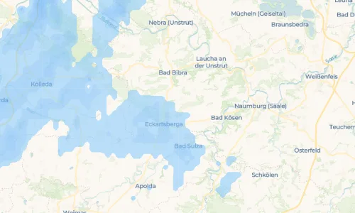 Regenradar Vorschaubild - Aktuelle Niederschläge in Gößnitz und Umgebung
