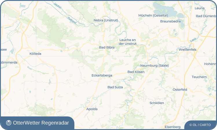 OtterWetter Regenradar-Widget Gößnitz