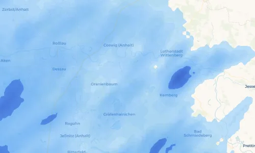 Regenradar Vorschaubild - Aktuelle Niederschläge in Gohrau und Umgebung