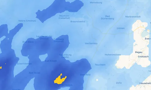 Regenradar Vorschaubild - Aktuelle Niederschläge in Goseck und Umgebung