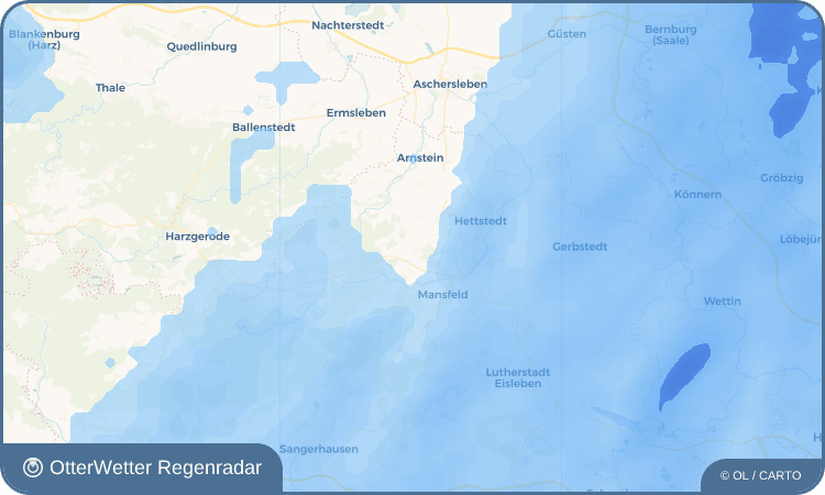 OtterWetter Regenradar-Widget Greifenhagen