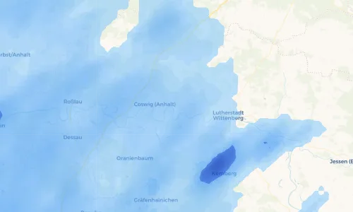Regenradar Vorschaubild - Aktuelle Niederschläge in Griebo und Umgebung
