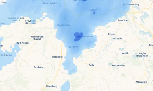 Regenradar Vorschaubild - Aktuelle Niederschläge in Gröben und Umgebung