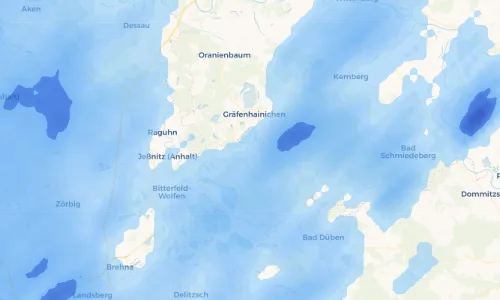 Regenradar Vorschaubild - Aktuelle Niederschläge in Gröbern und Umgebung