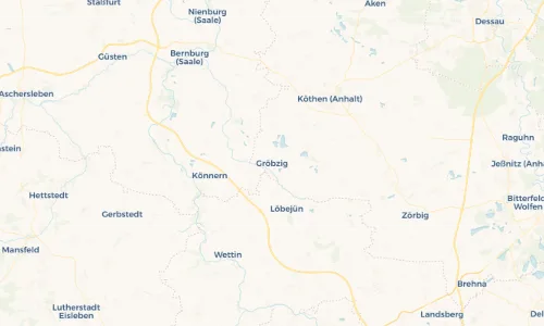 Regenradar Vorschaubild - Aktuelle Niederschläge in Gröbzig und Umgebung