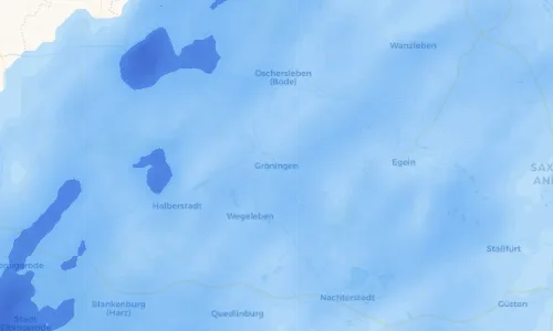 Regenradar Vorschaubild - Aktuelle Niederschläge in Gröningen und Umgebung