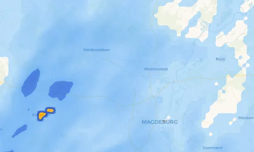 Regenradar Vorschaubild - Aktuelle Niederschläge in Groß Ammensleben und Umgebung