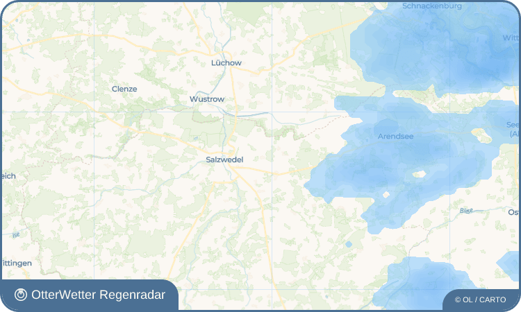 Widget-Vorschau für Groß Chüden Wetter-Widget-Vorschau mit Vorhersagedaten für Groß Chüden