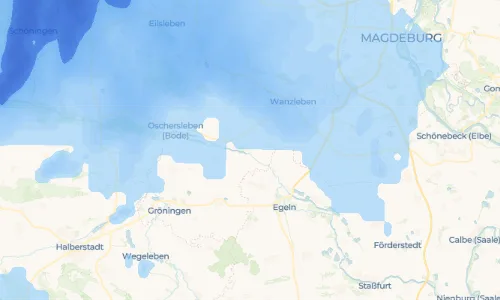 Regenradar Vorschaubild - Aktuelle Niederschläge in Groß Germersleben und Umgebung