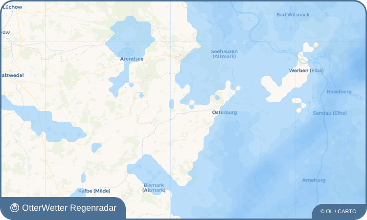 OtterWetter Regenradar-Widget Groß Rossau