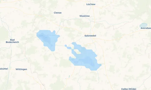 Regenradar Vorschaubild - Aktuelle Niederschläge in Groß Wieblitz und Umgebung