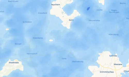 Regenradar Vorschaubild - Aktuelle Niederschläge in Großaga und Umgebung