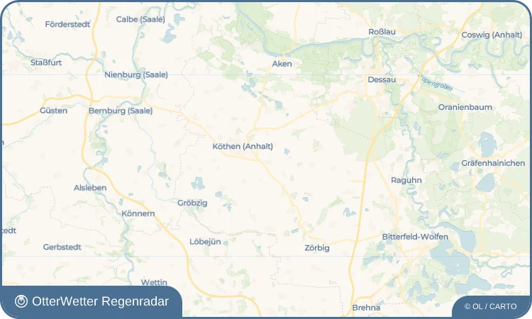 Widget-Vorschau für Großbadegast Wetter-Widget-Vorschau mit Vorhersagedaten für Großbadegast