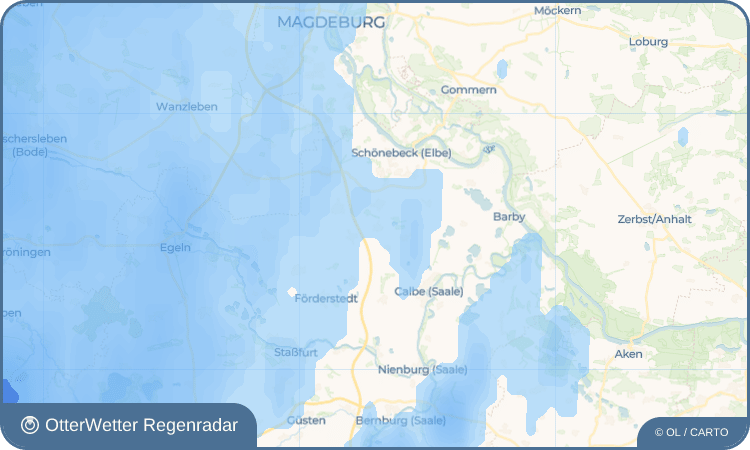OtterWetter Regenradar-Widget Großmühlingen