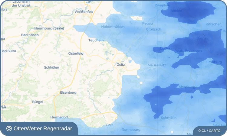 OtterWetter Regenradar-Widget Großosida