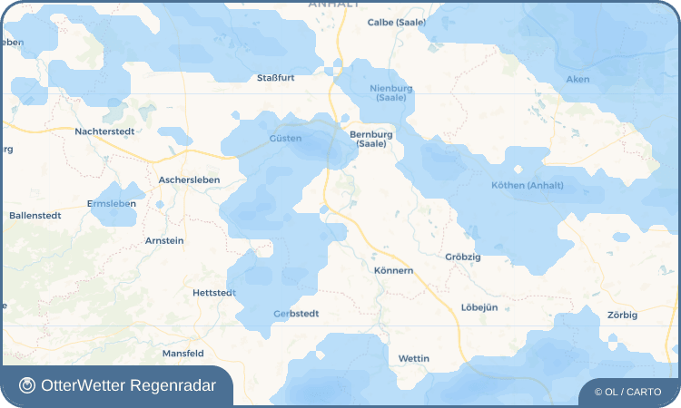 Wetter-Widget-Vorschau mit Vorhersagedaten für Großwirschleben