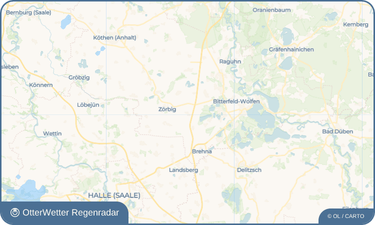 OtterWetter Regenradar-Widget Großzöberitz