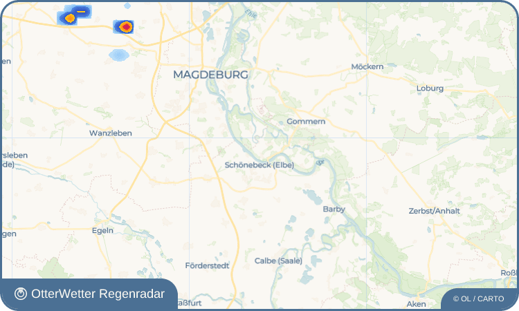OtterWetter Regenradar-Widget Grünewalde