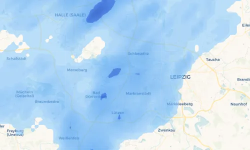 Regenradar Vorschaubild - Aktuelle Niederschläge in Günthersdorf und Umgebung